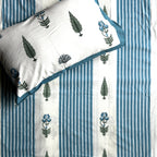 Baagh Superking Bedsheet - Blue