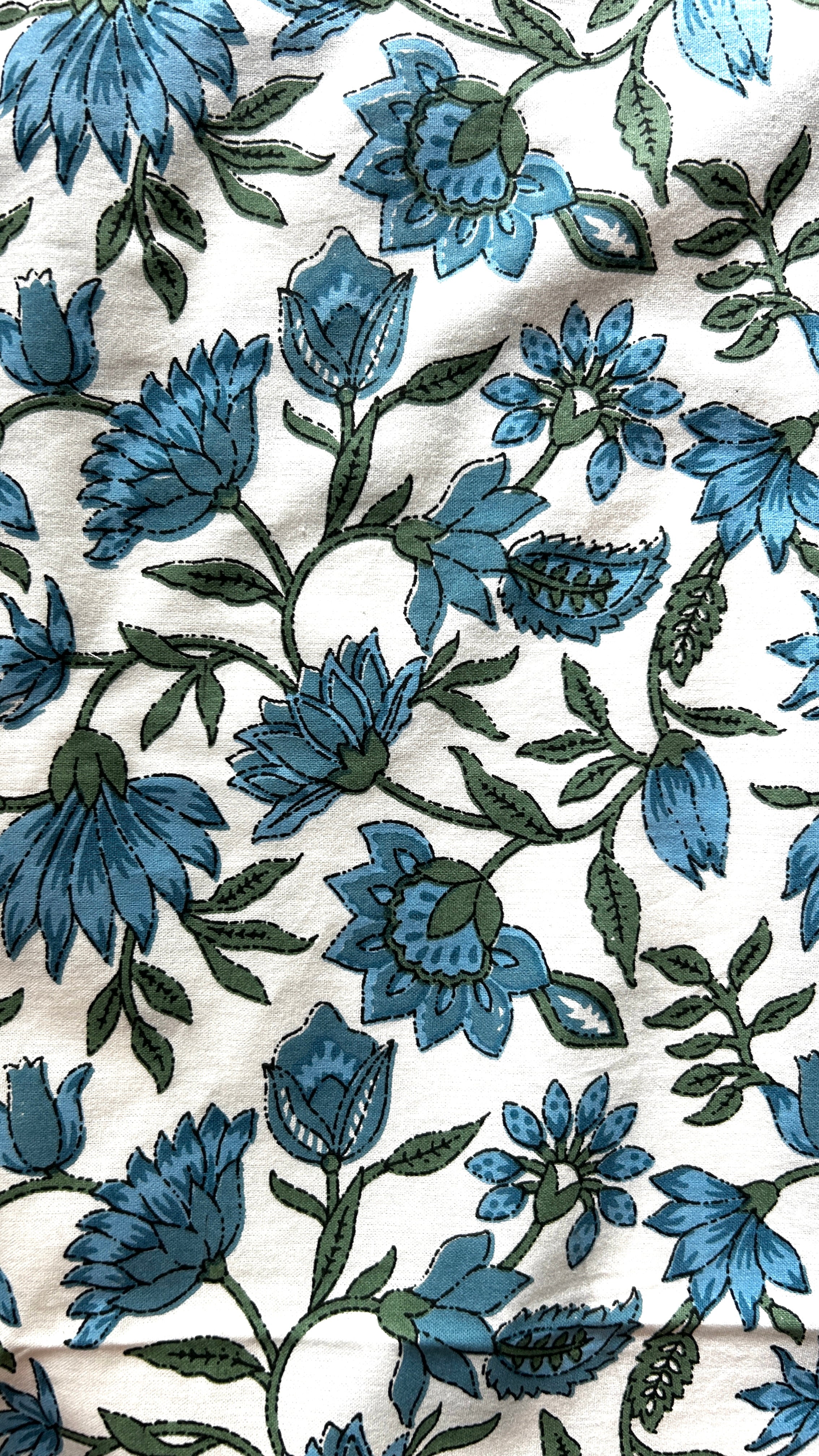 Baagh Superking Bedsheet - Blue