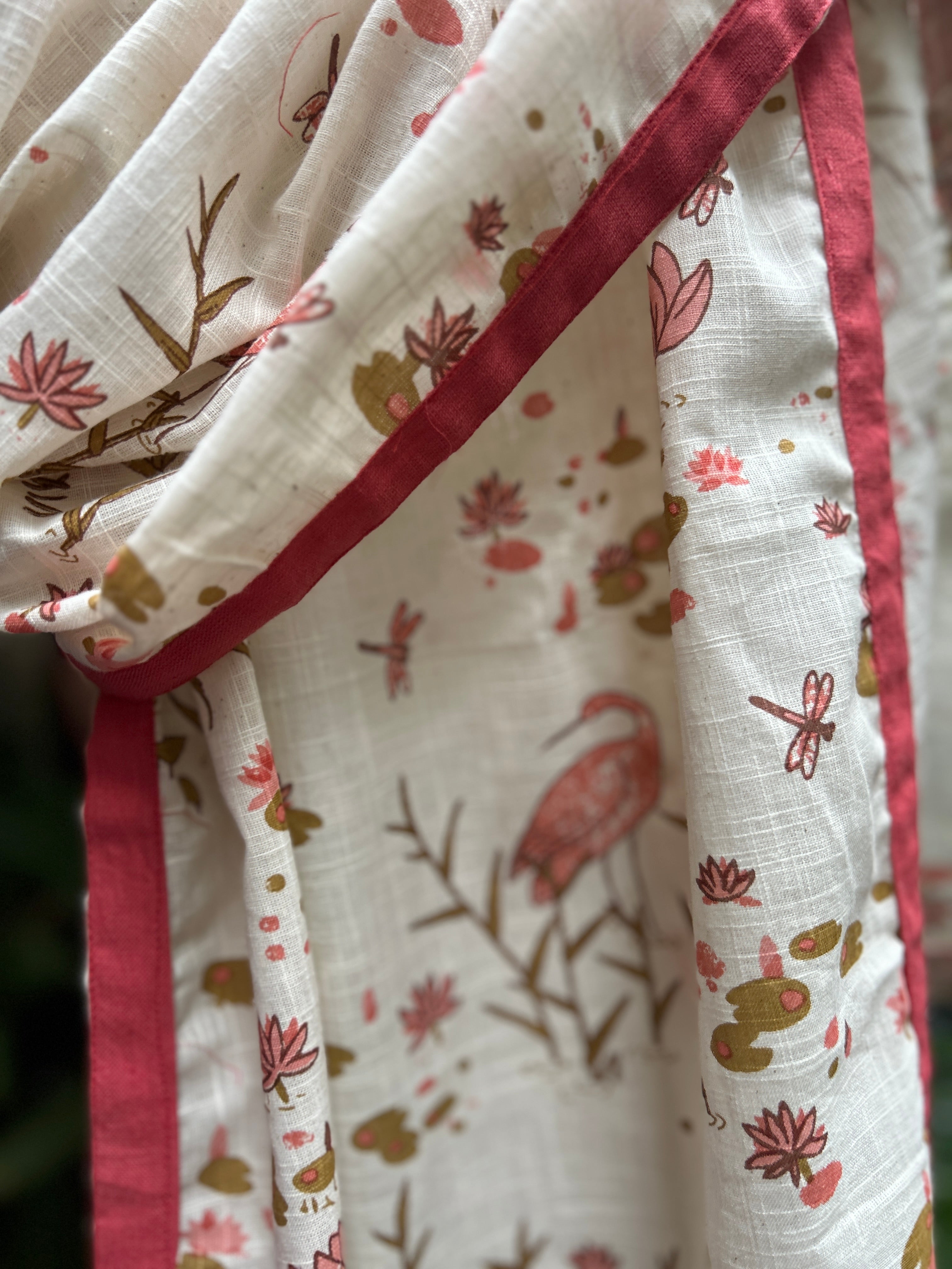 Cotton Stole - Peach
