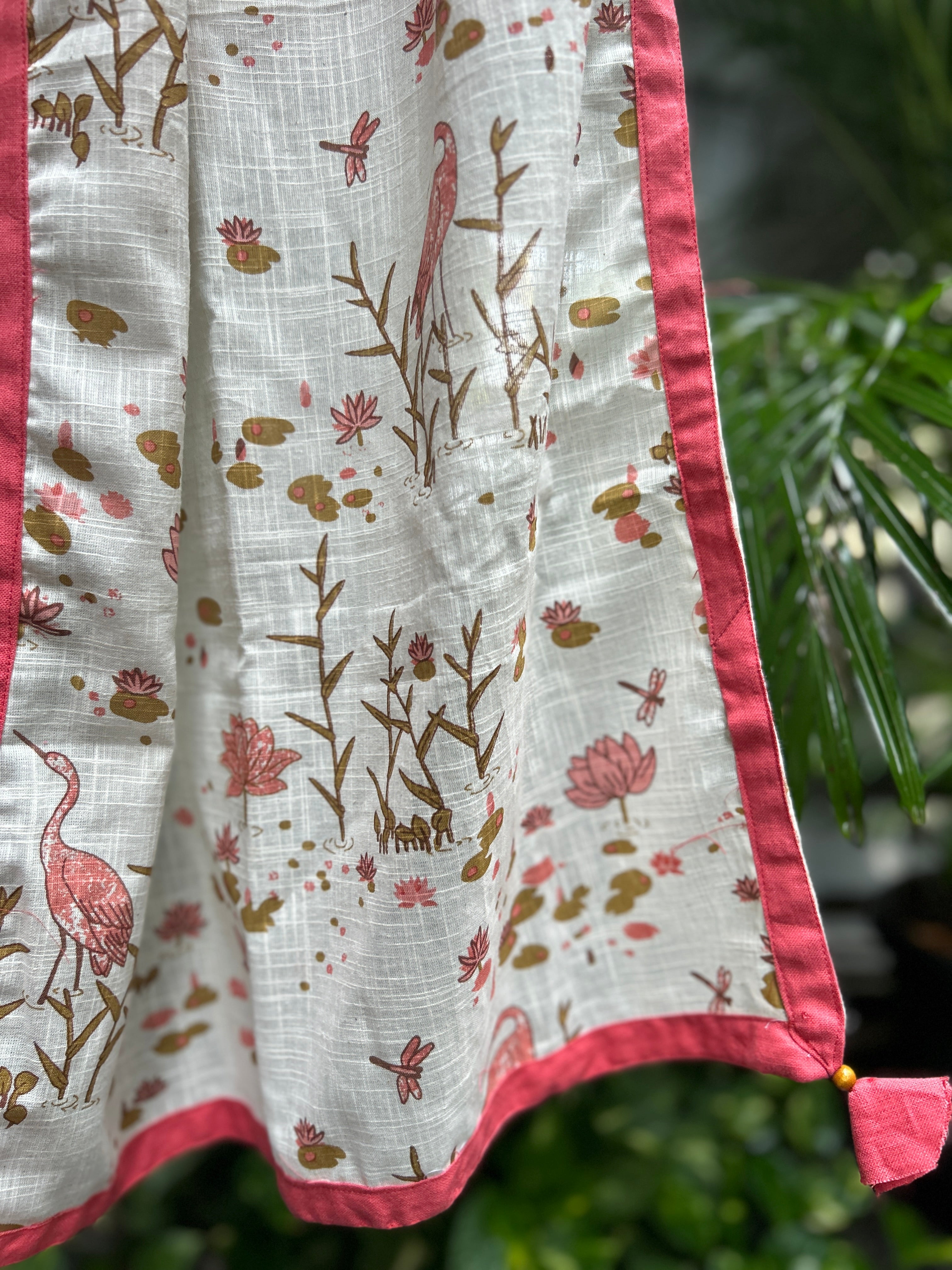 Cotton Stole - Peach