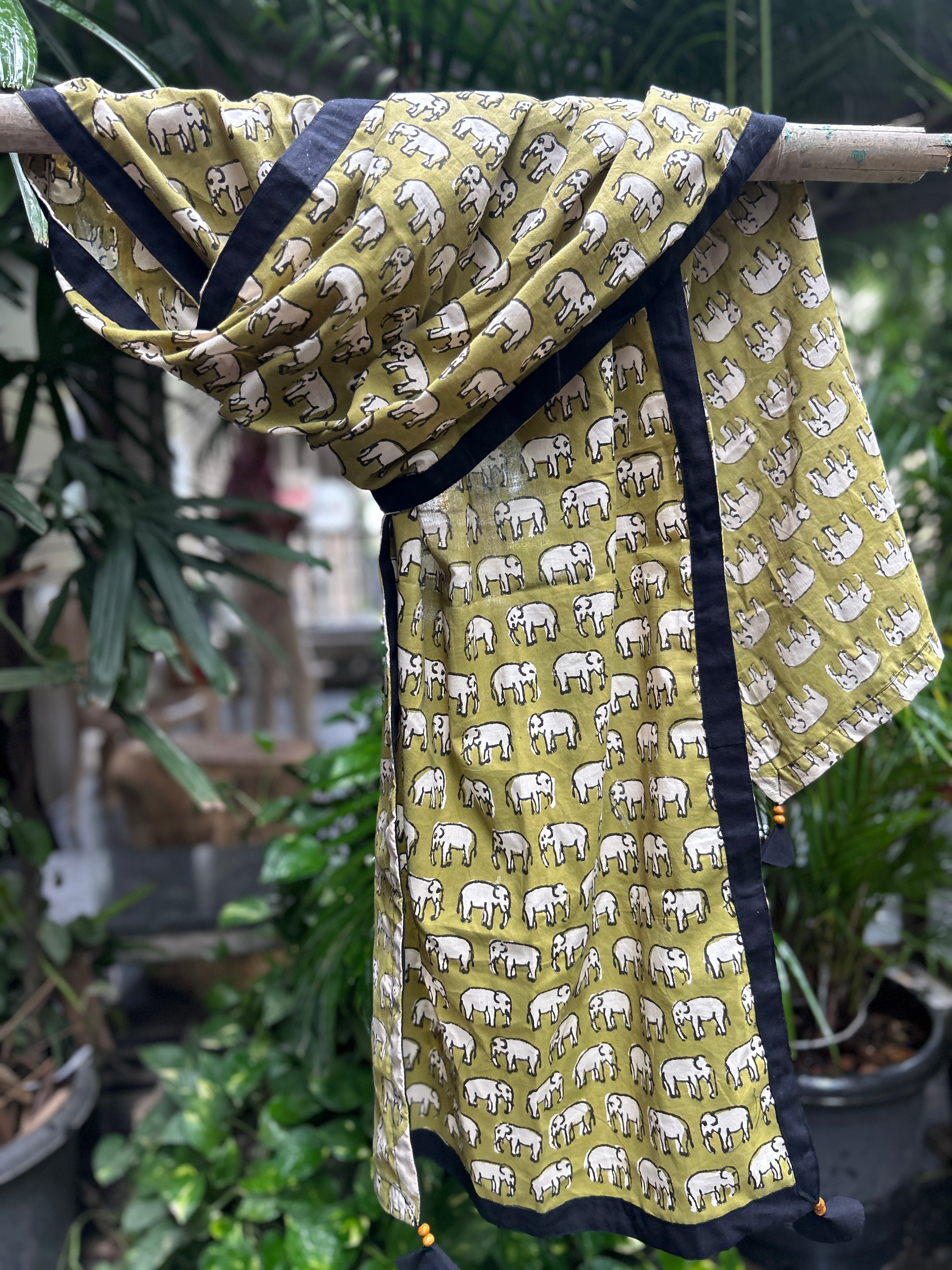 Cotton Stole - Black