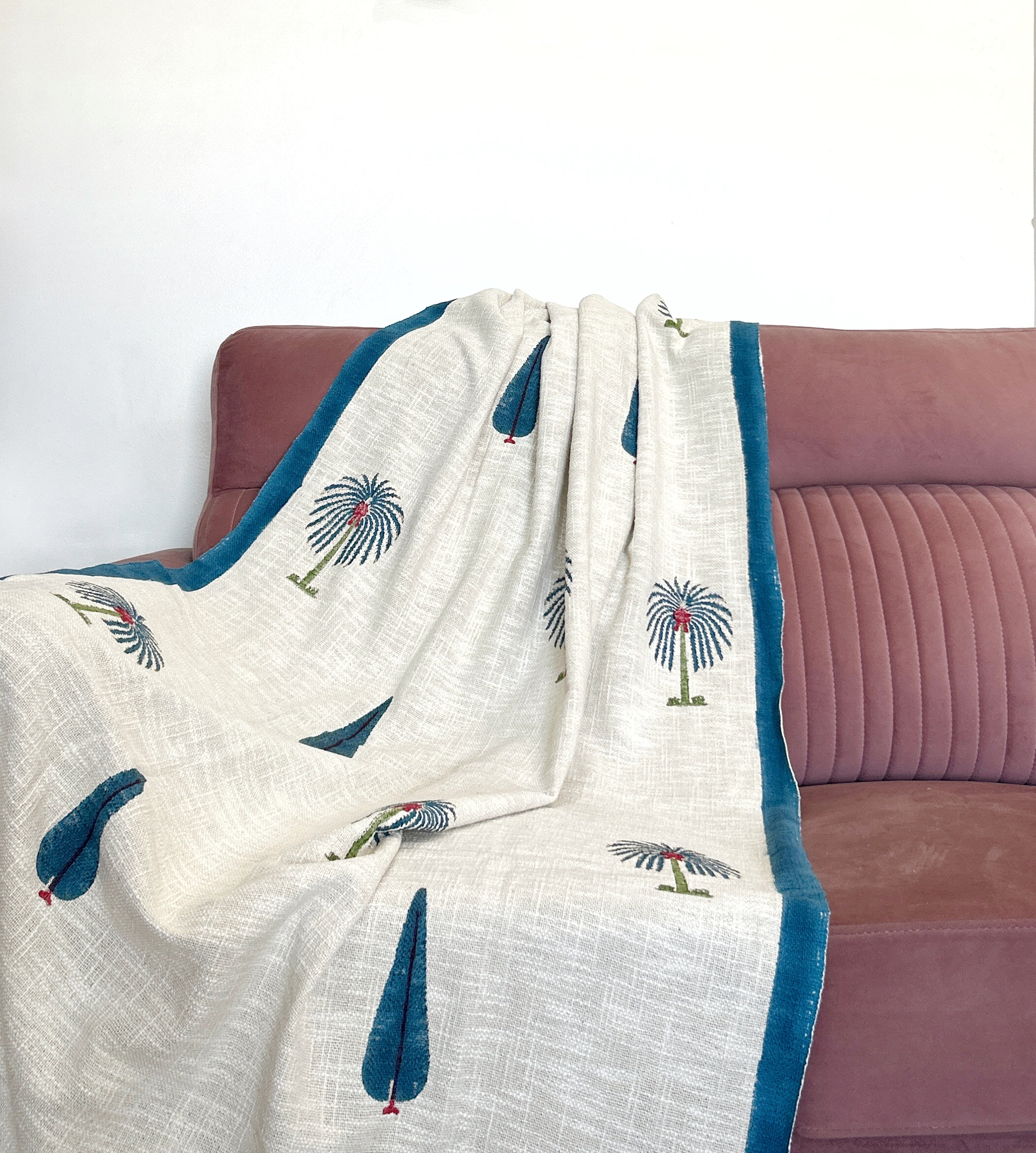 Heritage Block Printed Sofa Throws