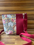 Cotton Bag - Small - Maroon & Yellow