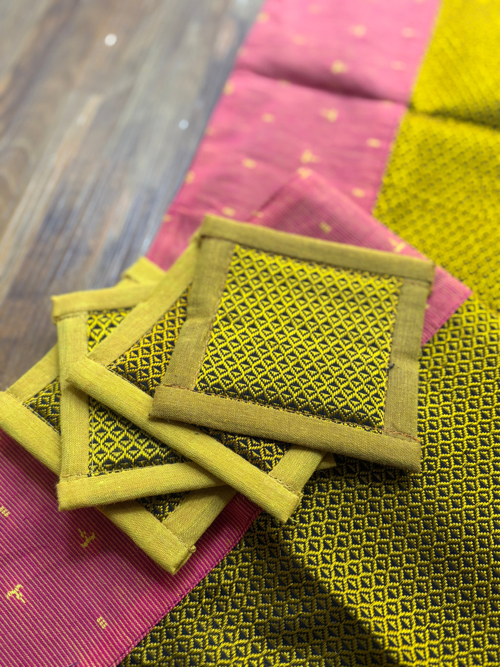 Table Runner & Tea Coaster Set