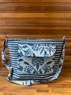 Cotton Rectangle Bag - Blue
