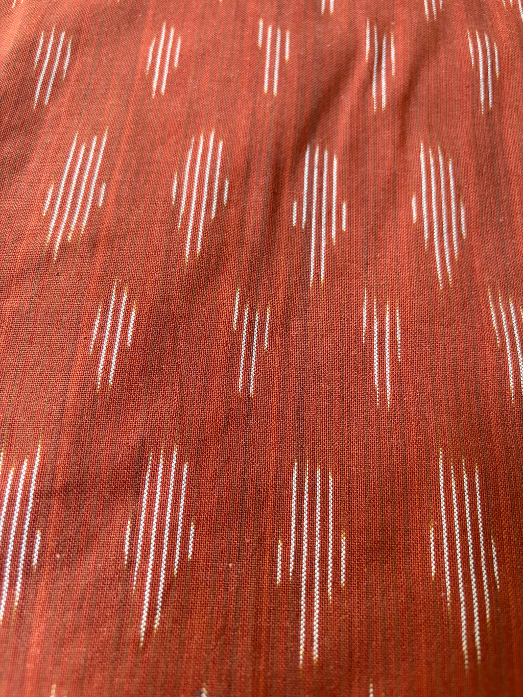 Men's Short Kurta - Rust Orange