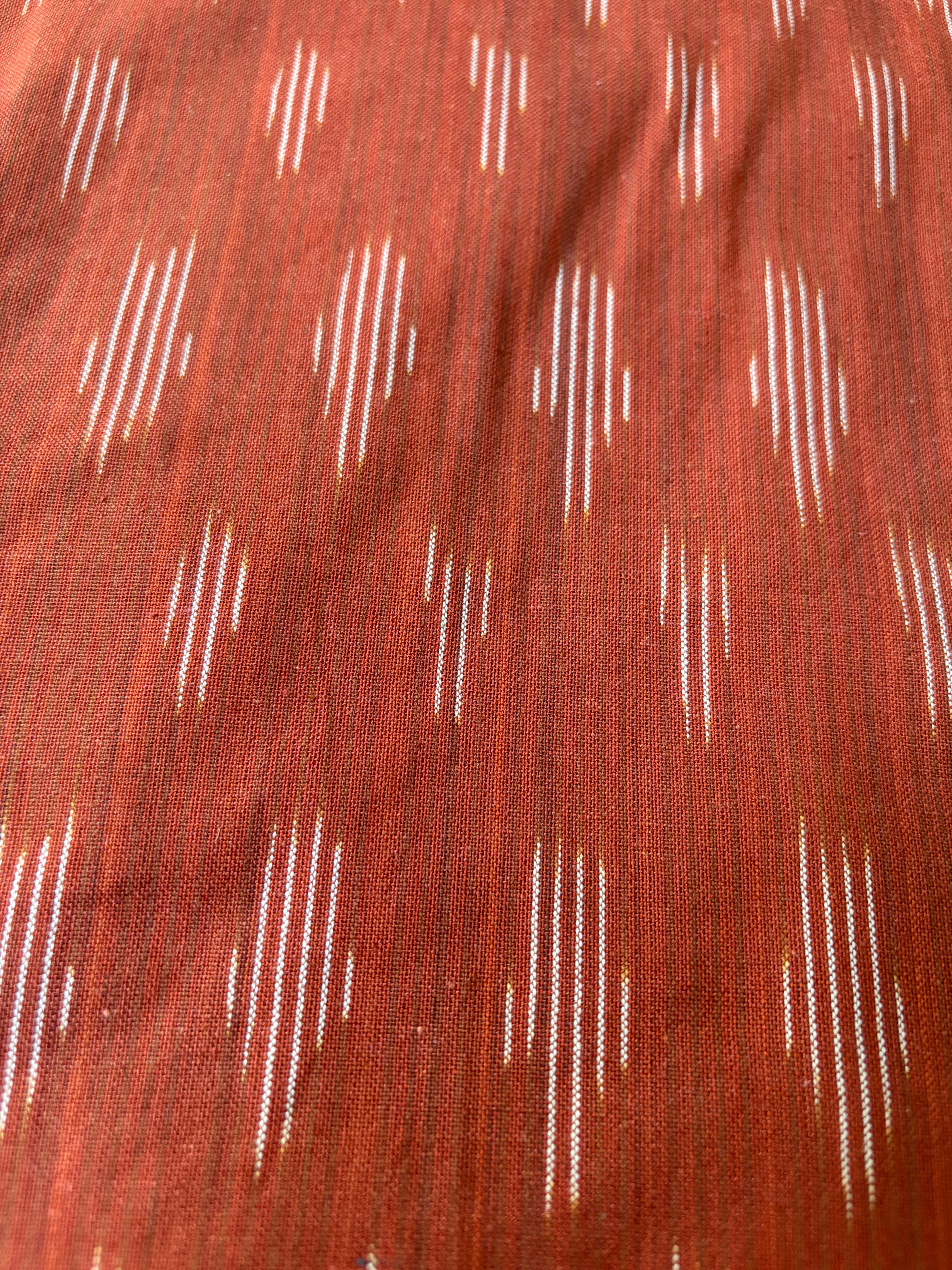 Men's Short Kurta - Rust Orange