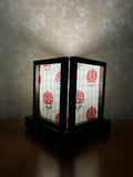 Table Lamp - Small - Grey Floral