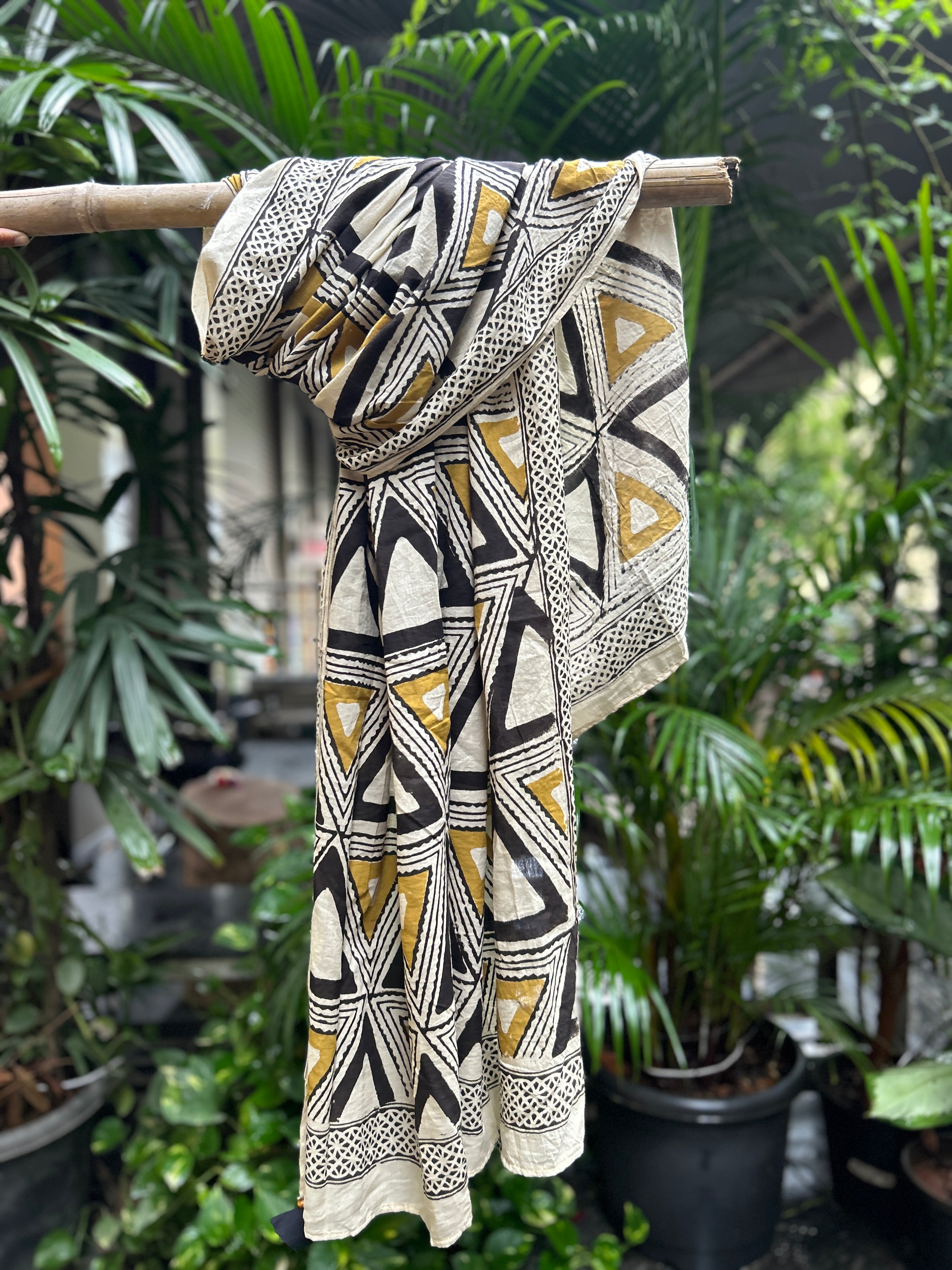 Block Printed Cotton Stole