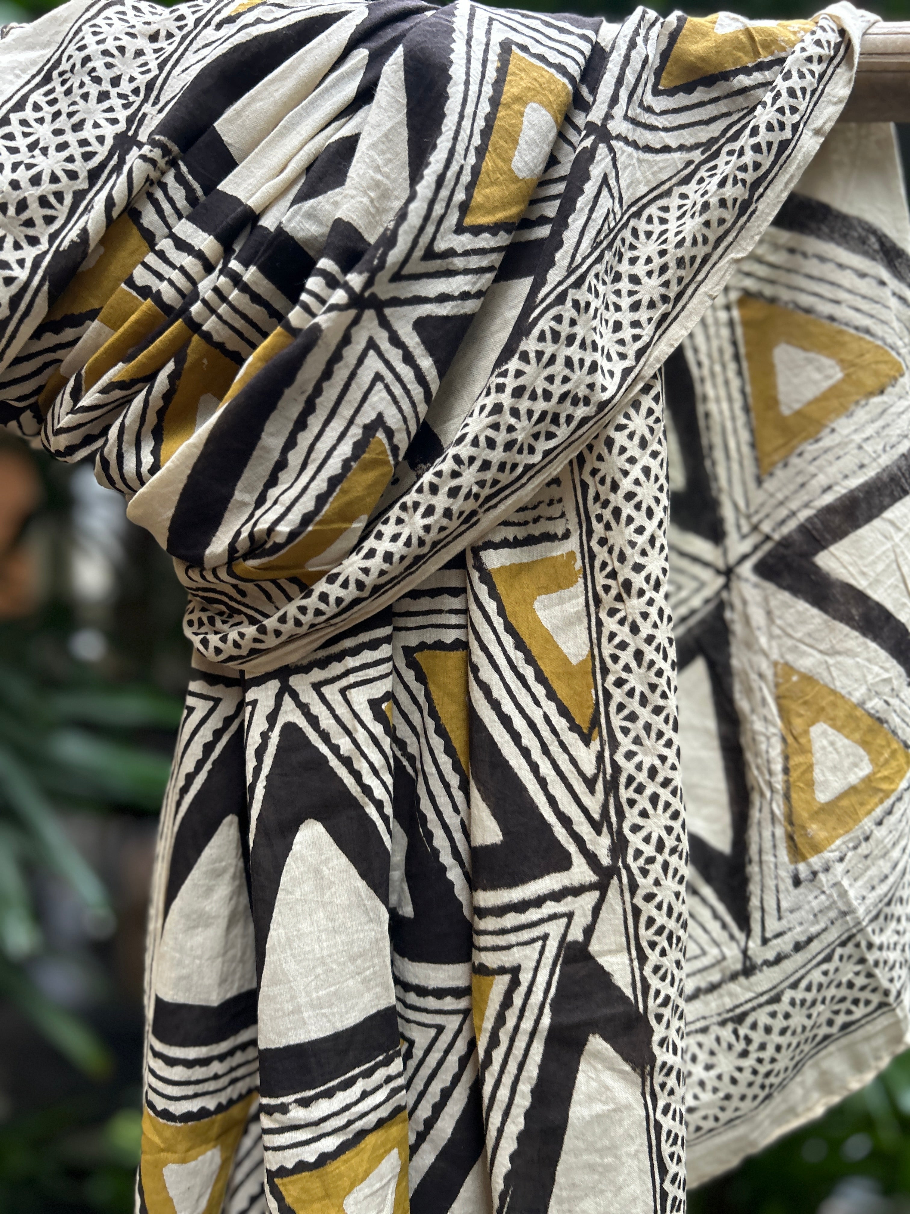 Block Printed Cotton Stole