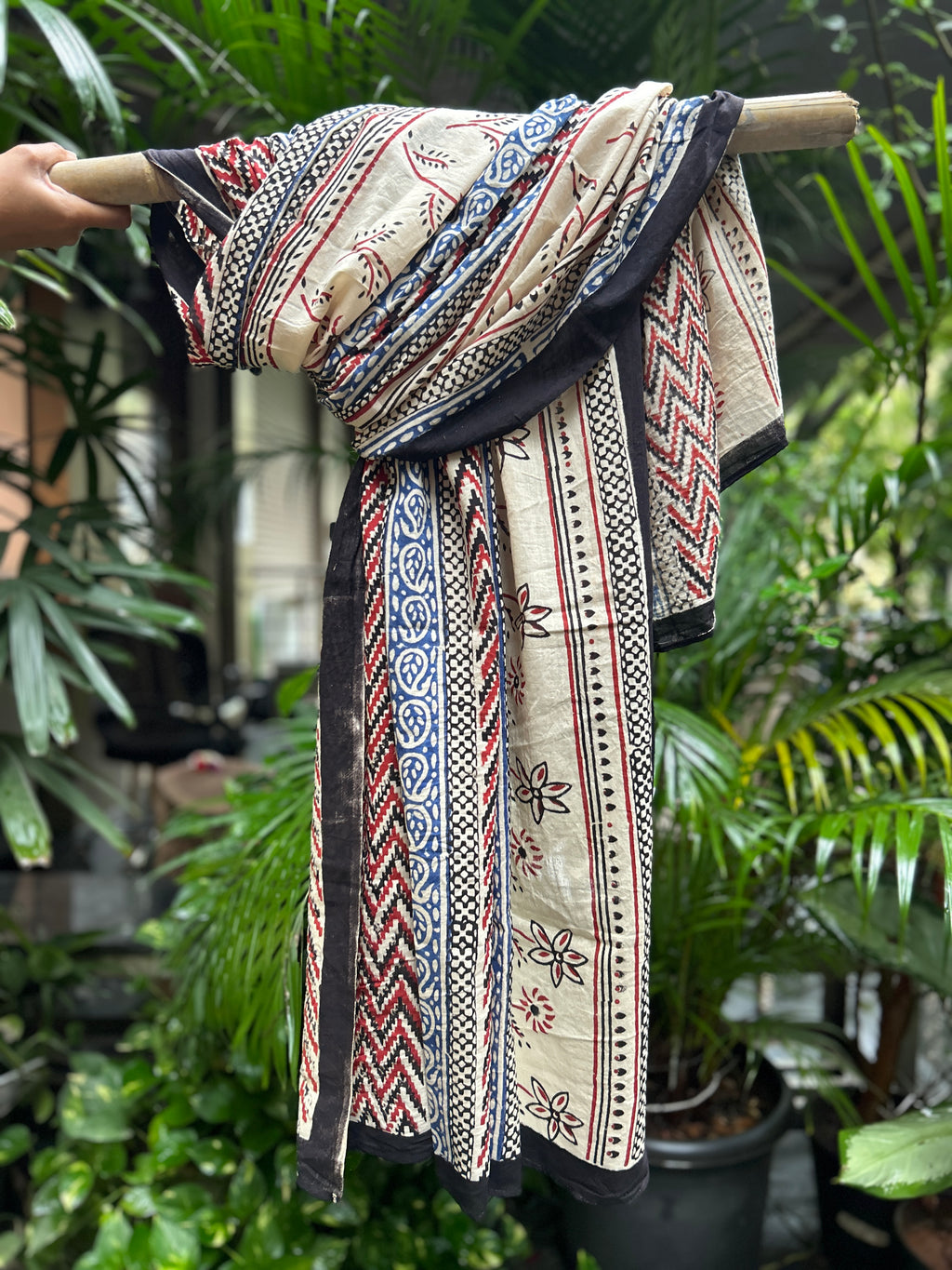 Block Printed Cotton Stole
