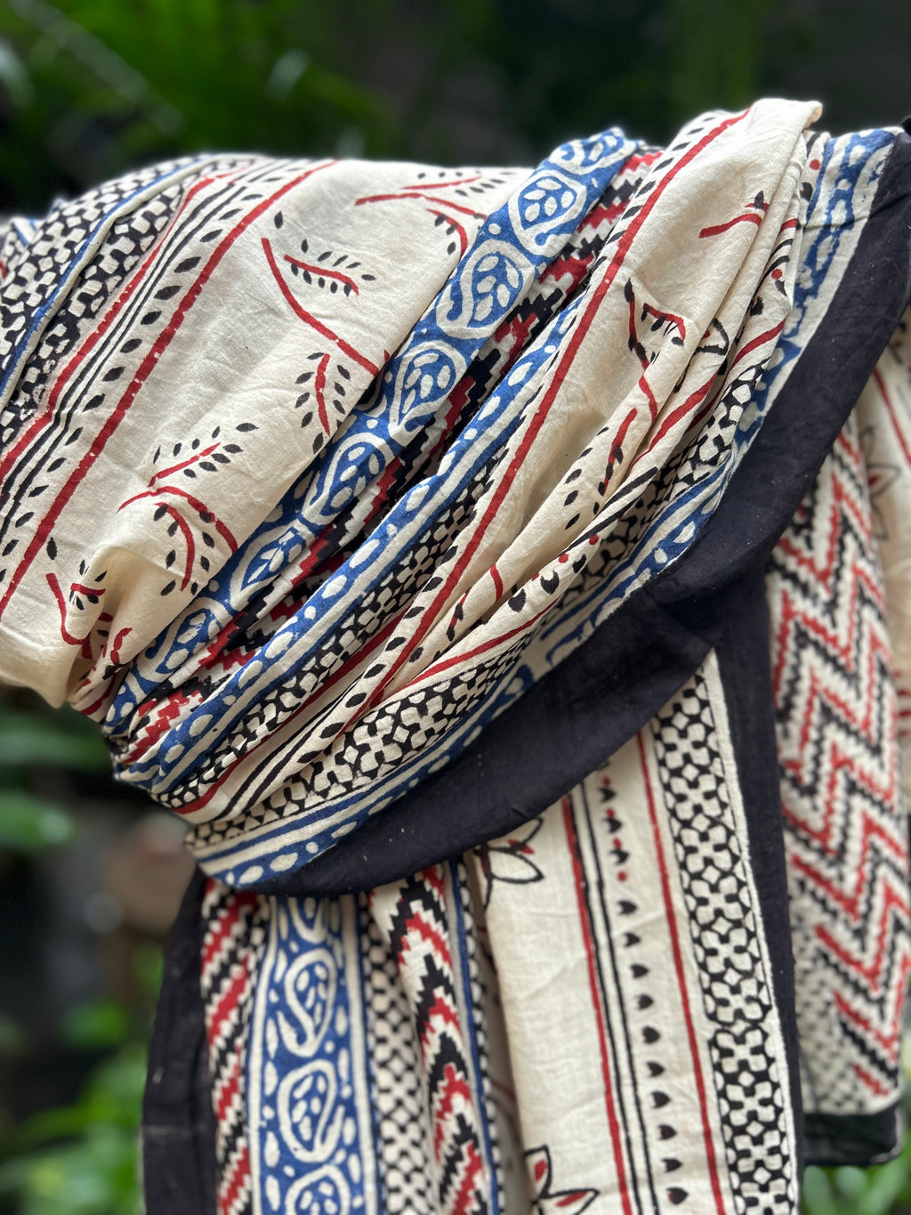 Block Printed Cotton Stole