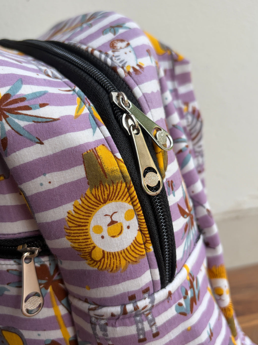 Cotton Backpack - Purple