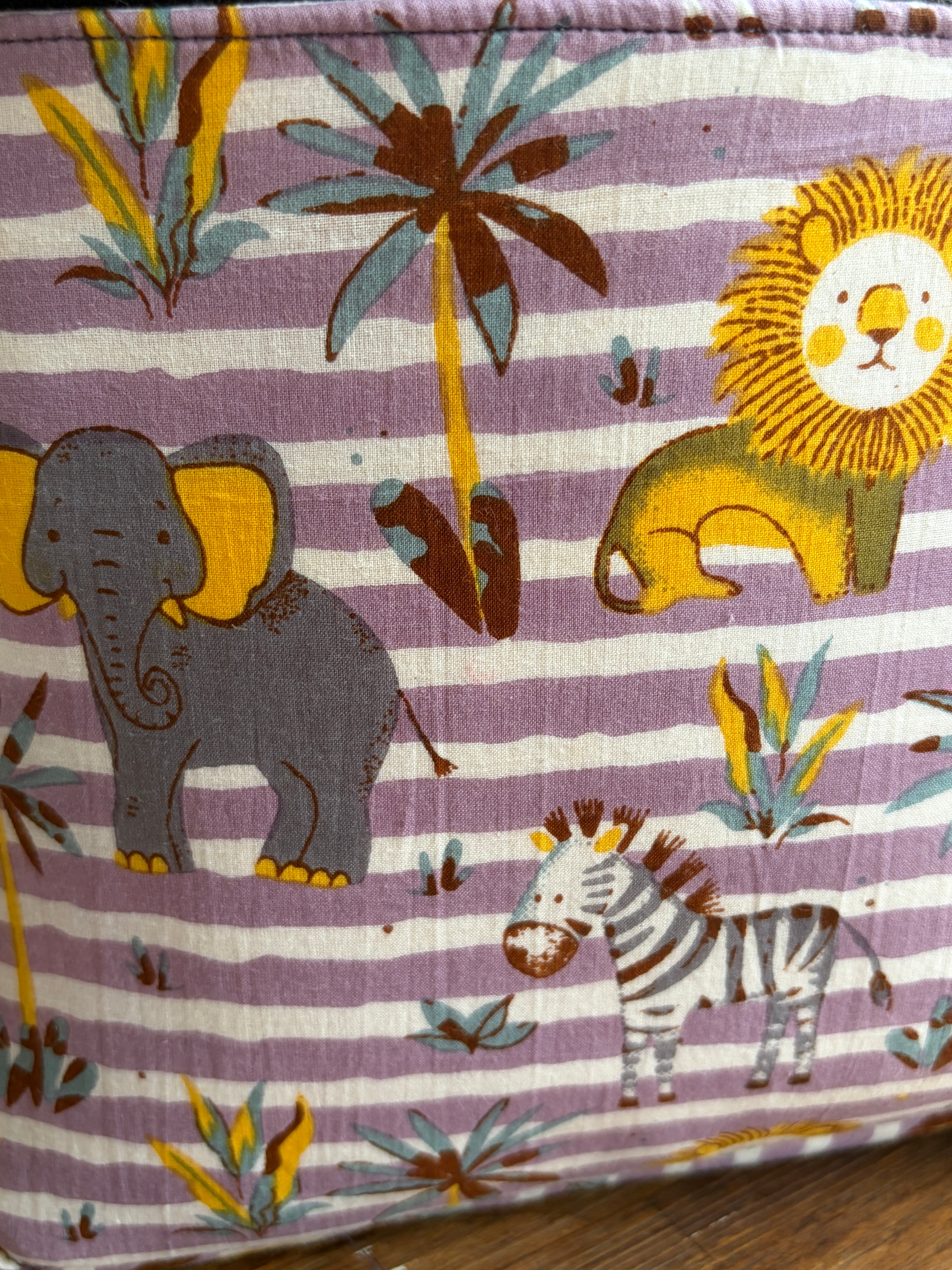 Cotton Backpack - Purple