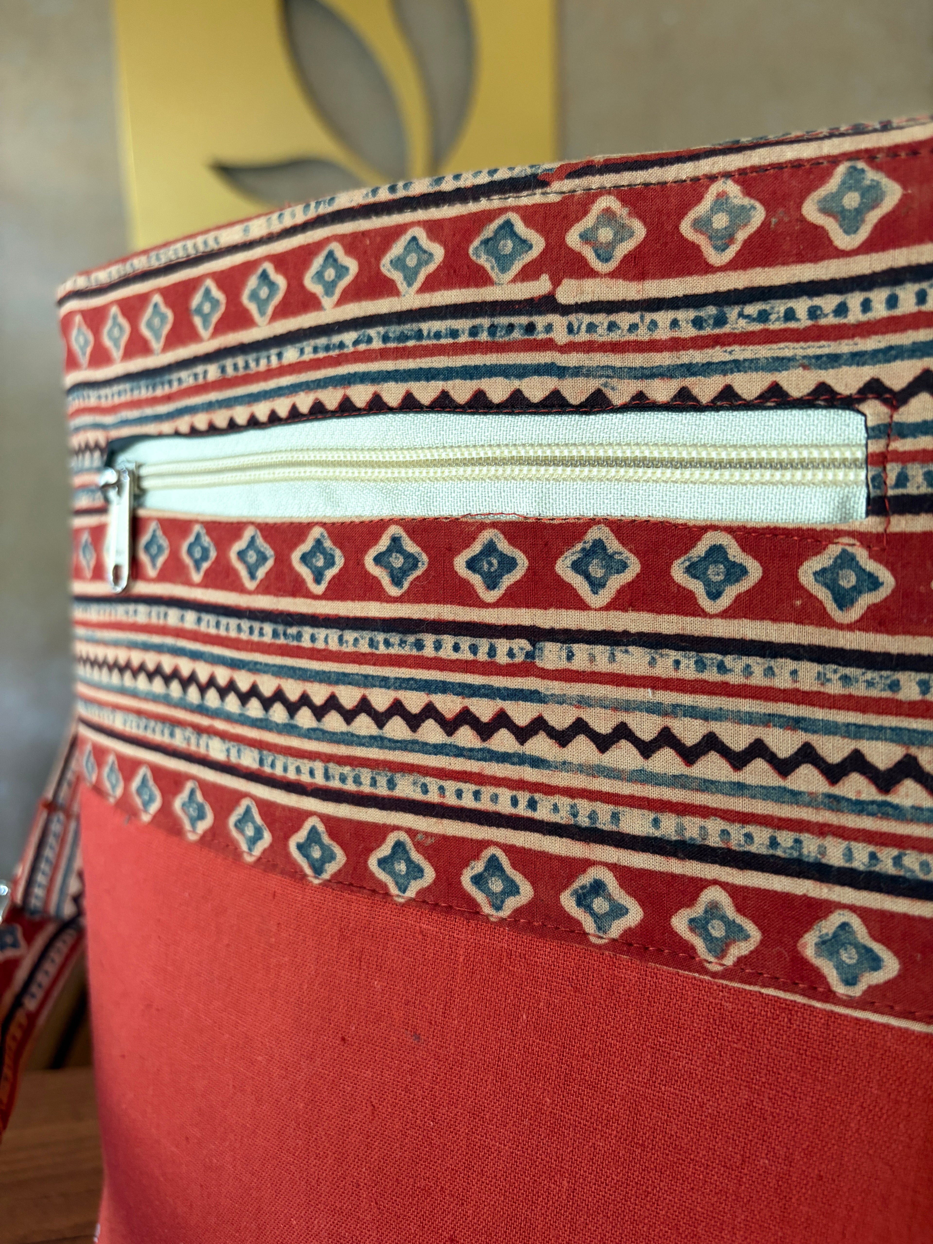 Cotton Basket Sling - Red