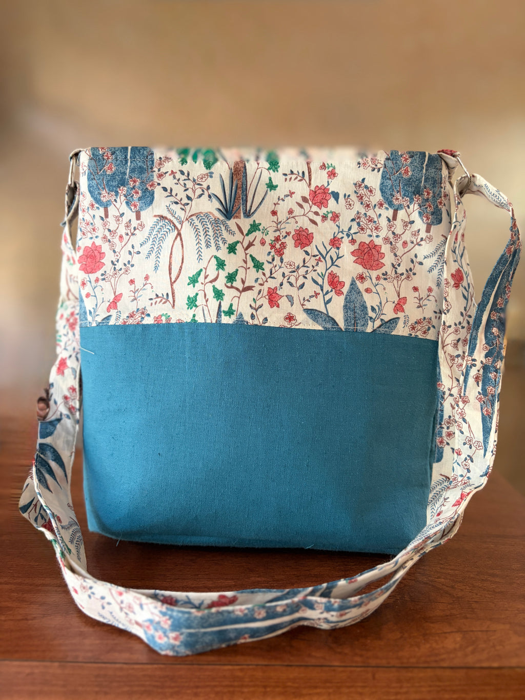 Cotton Basket Sling - Sky Blue
