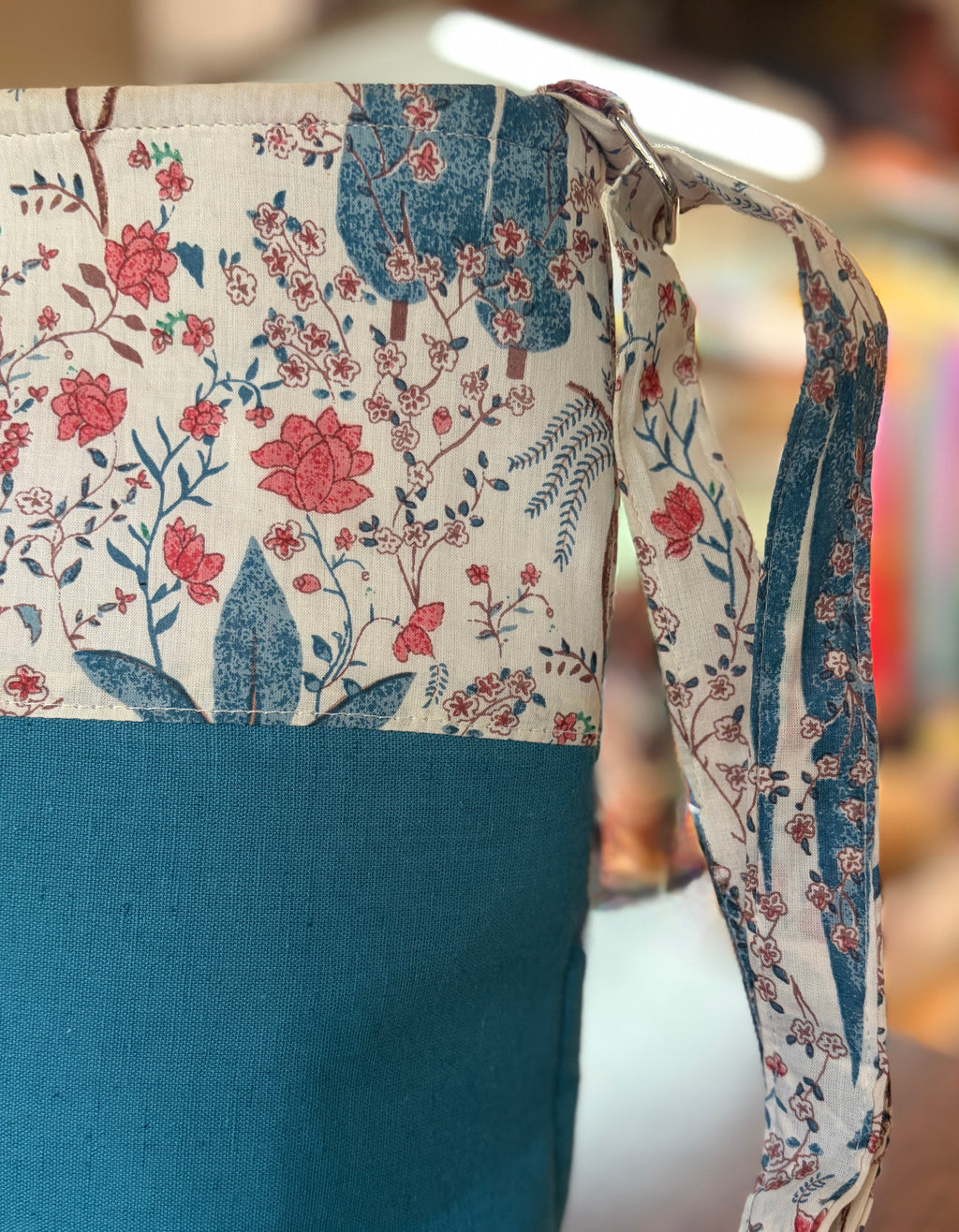 Cotton Basket Sling - Sky Blue