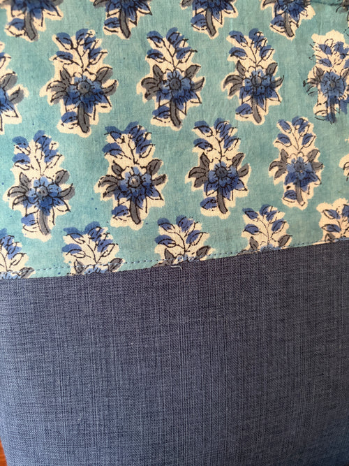 Cotton Basket Sling - Blue