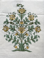 Baagh Double Bedsheet - Green