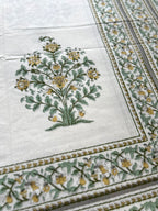 Baagh Double Bedsheet - Green