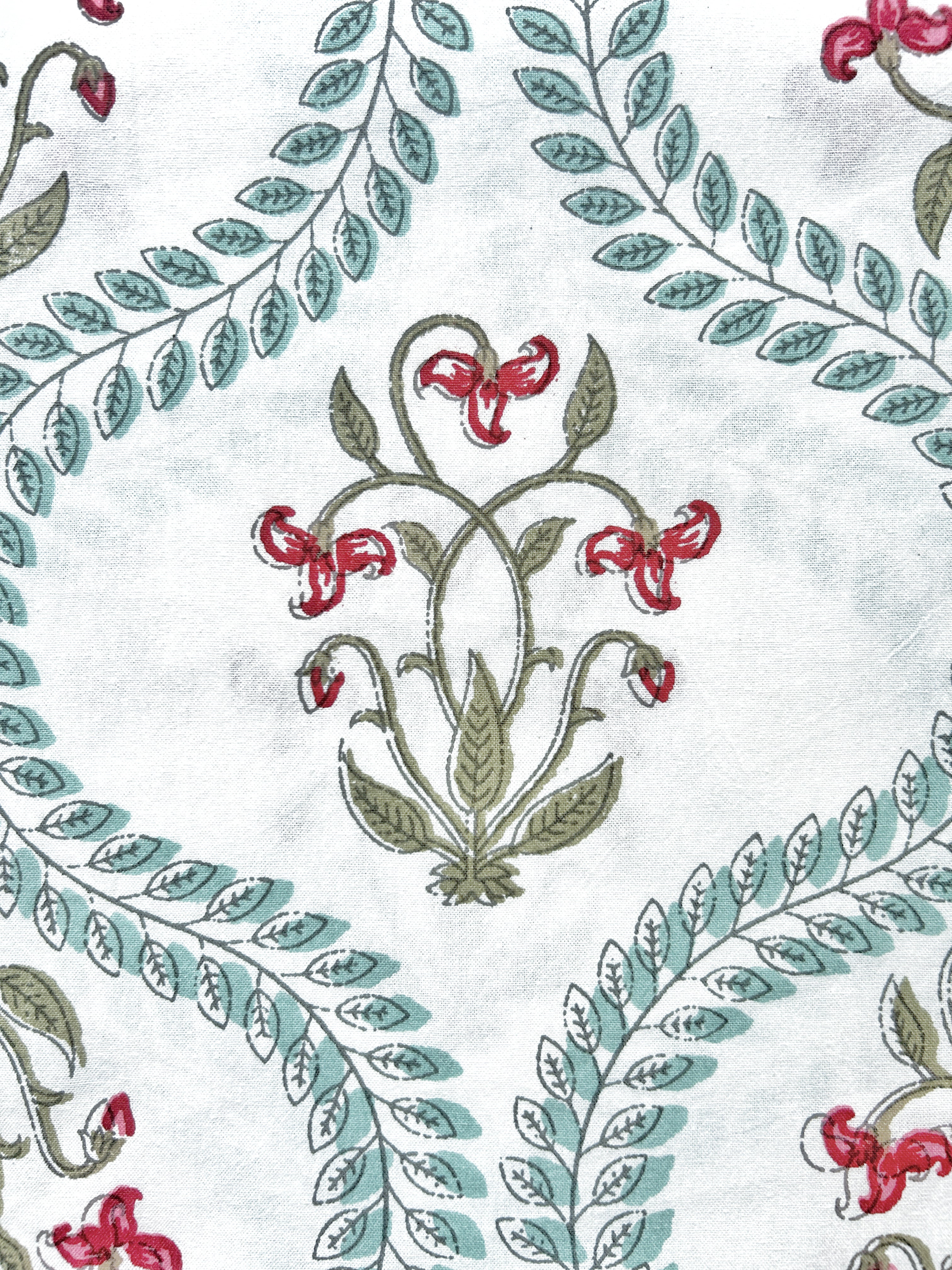Baagh Double Bedsheet - Green