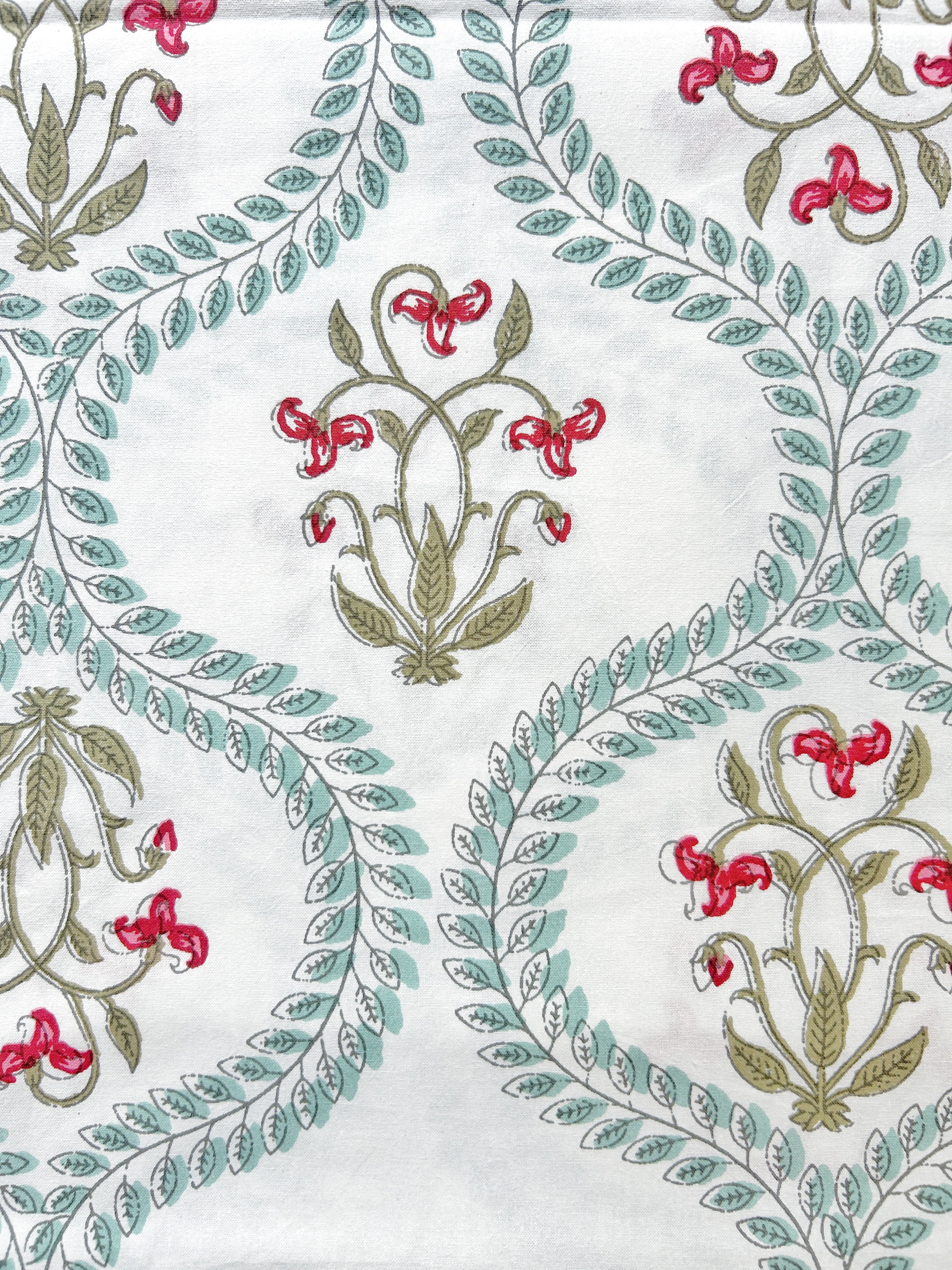 Baagh Double Bedsheet - Green