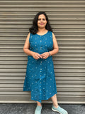 Woman's Casual Dress - Blue