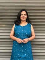 Woman's Casual Dress - Blue