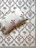 Baagh Double Bedsheet - Grey
