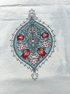 Baagh Superking Bedsheet - Maroon & Green