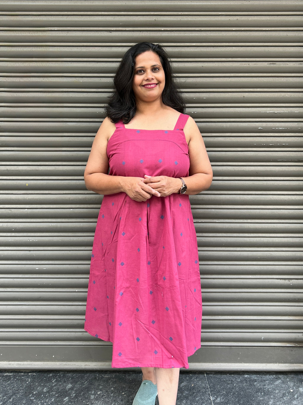 Woman's Casual Dress - Pink