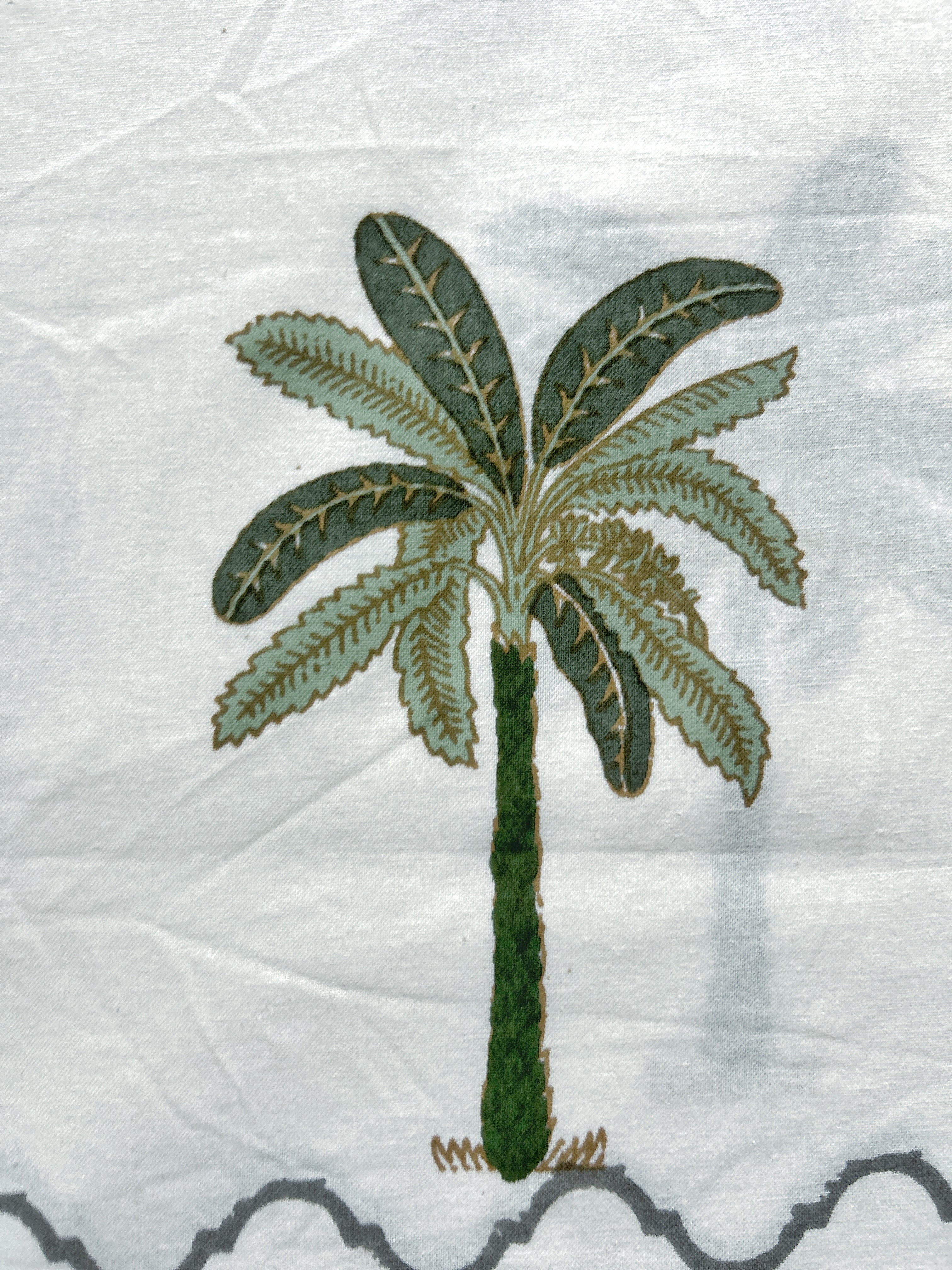 Baagh Superking Bedsheet - Green