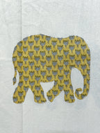 Baagh Double Bedsheet - Yellow