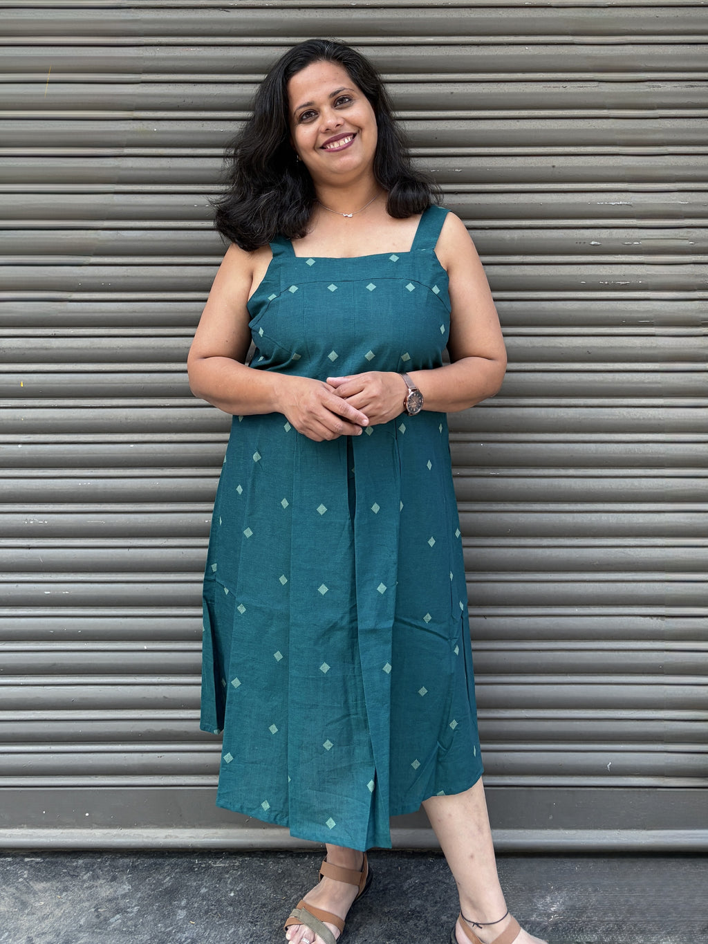 Woman's Casual Dress - Teal