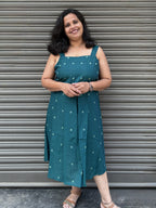 Woman's Casual Dress - Teal