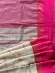 Calcutta Cotton Saree - Pink