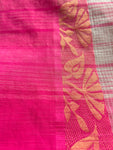 Calcutta Cotton Saree - Pink