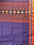 Cotton Ikat Saree - Blue