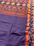 Cotton Ikat Saree - Blue