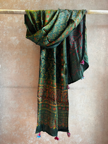 Modal Silk Ajrakh Stole