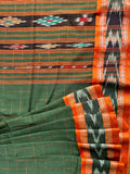 Cotton Ikat Saree - Green