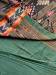 Cotton Ikat Saree - Green