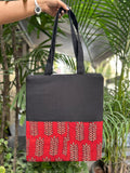 Cotton Tote Bag with Front Pocket
