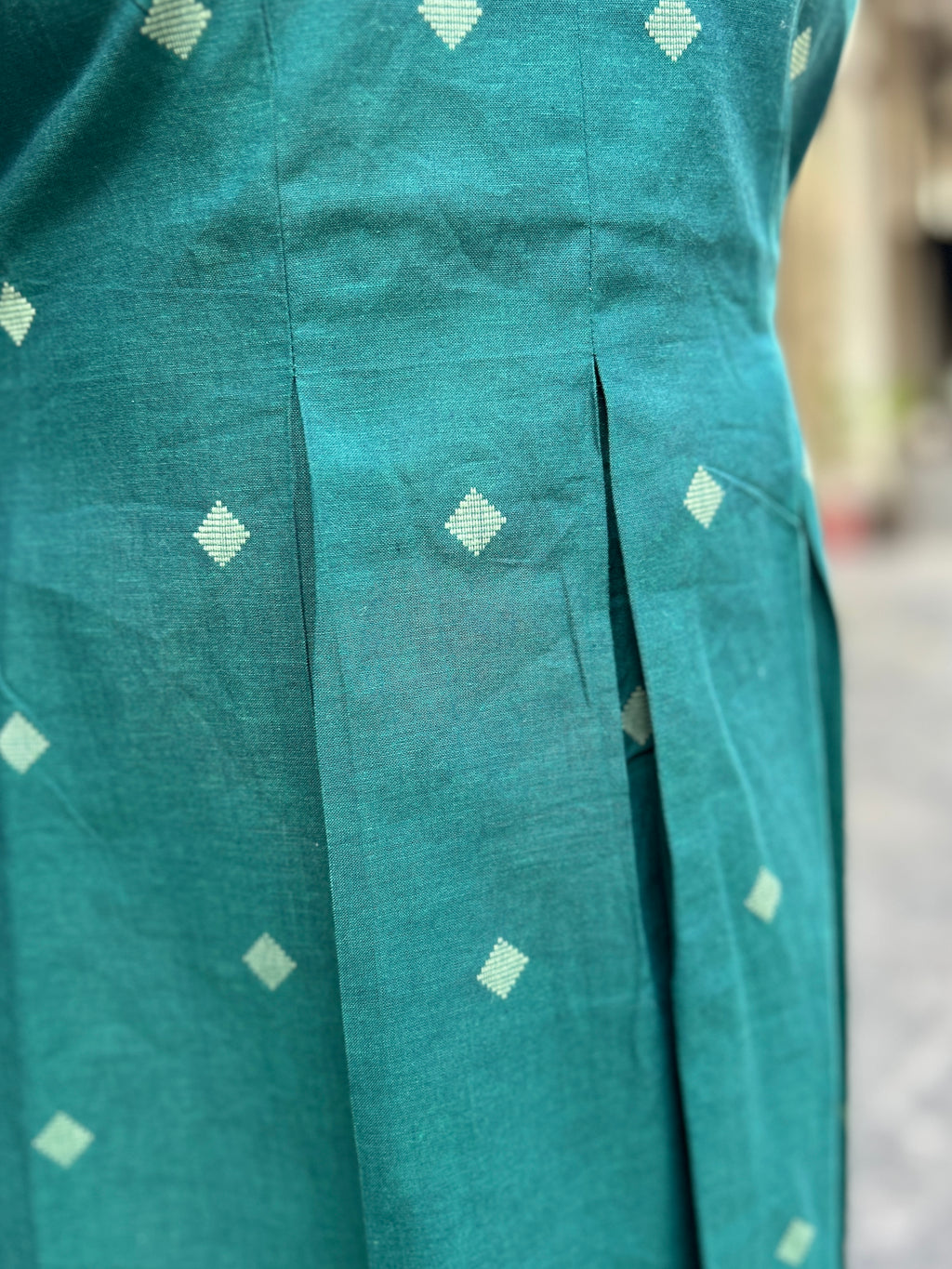 Woman's Casual Dress - Teal