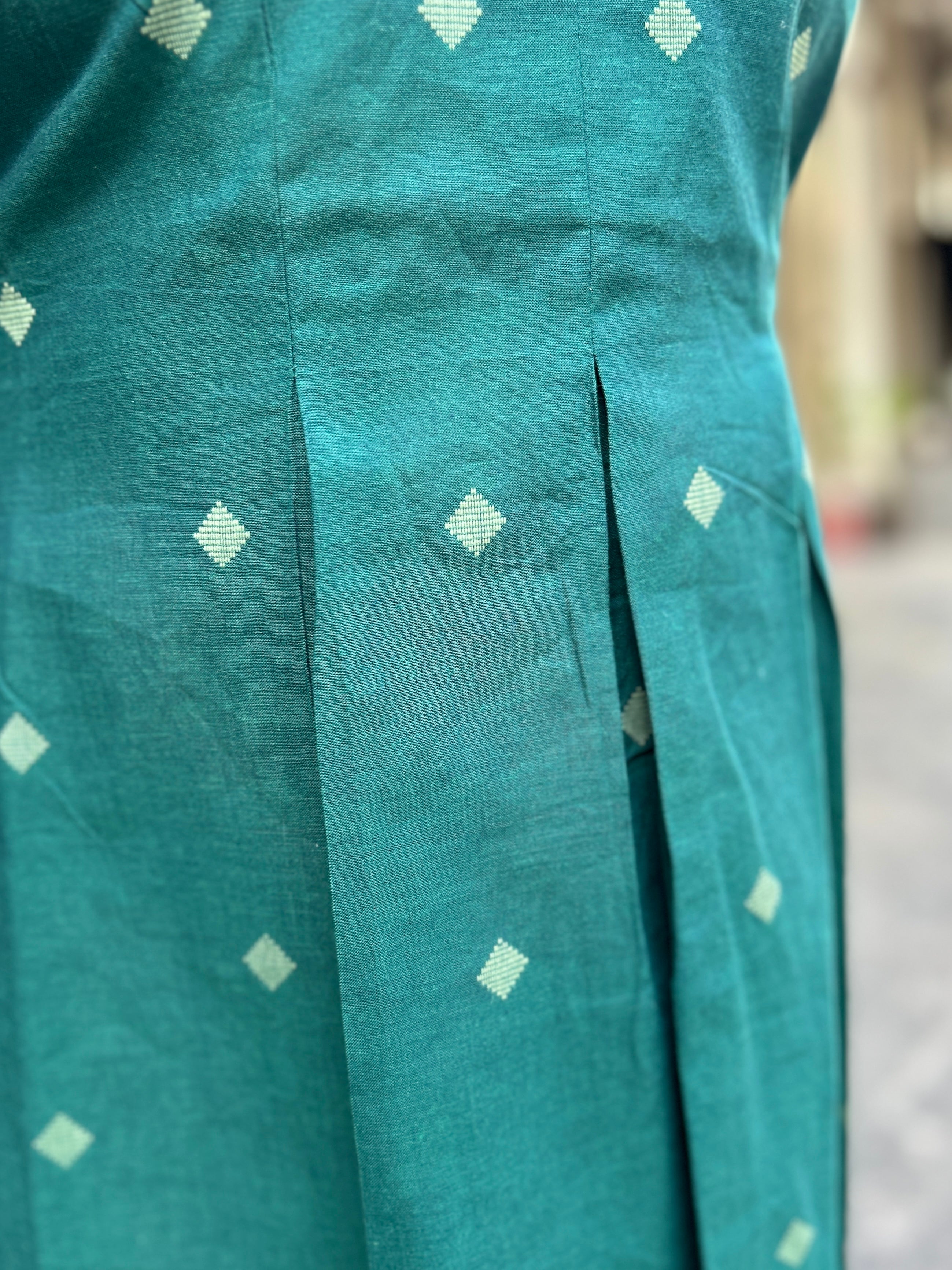 Woman's Casual Dress - Teal