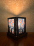 Table Lamp - Small - Blue Butti Ajrakh