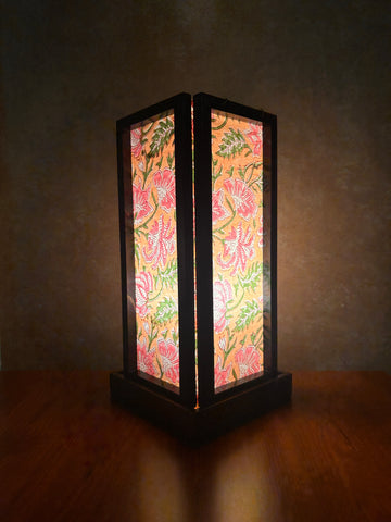 Table Lamp Tall - Red Mughal