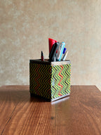 Wooden Pen stand & Card Holder