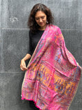 Kashmiri Floral Stole-cum-Shawl
