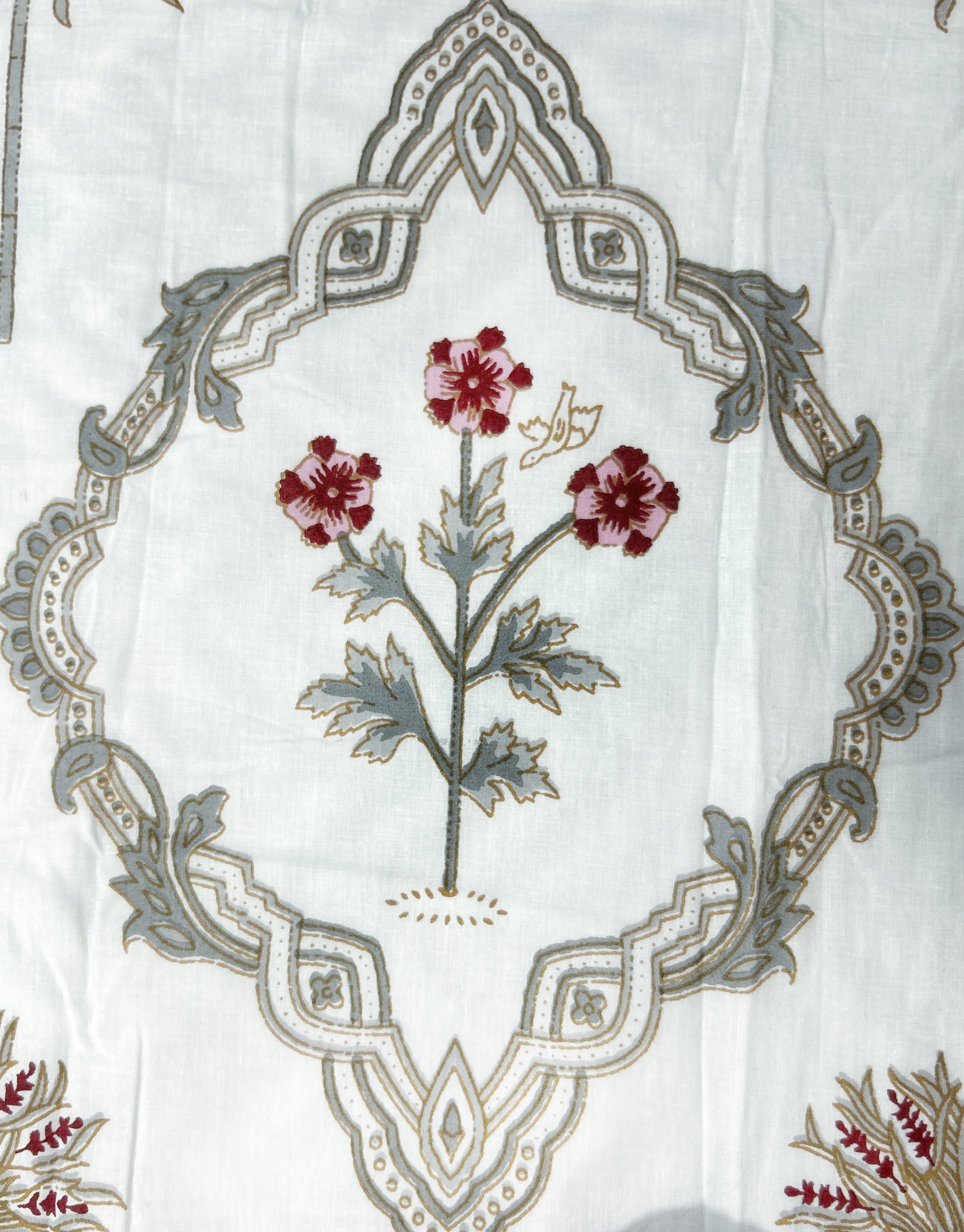 Sanganeri Single Dohar - Grey